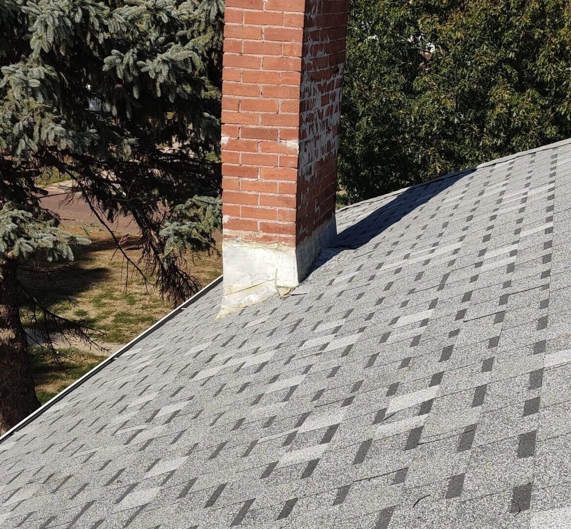 Finished roofing project Bryan College Station wide shingle coverage